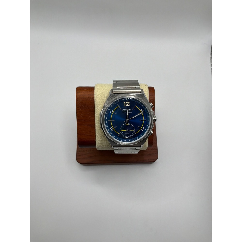 Citizen Connected CX0000-55L Mens 42mm Blue Dial Bluetooth Hybrid Smartwatch